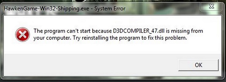 d3dcompiler 47 dll что это за ошибка как исправить