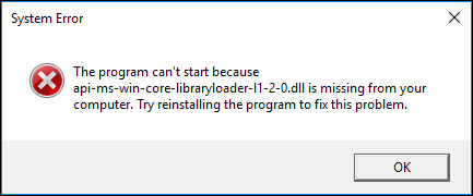 Библиотеке dll core dll. API-MS-win-Core-libraryloader-l1-2-1. Запуск программы невозможен так как API MS win Core libraryloader l1 2 0. API MS win Core libraryloader l1 2 0 dll ошибка как исправить. One Core API.